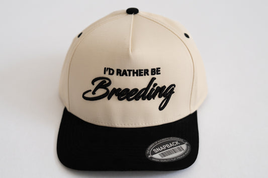 Premium Snapback - Black & Cream